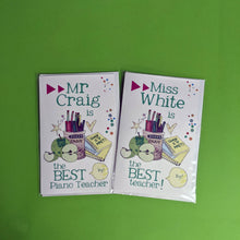 Load image into Gallery viewer, Personalised Thank You Teacher Card