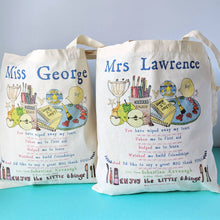 Load image into Gallery viewer, Personalised Thank You To My Teacher Bag