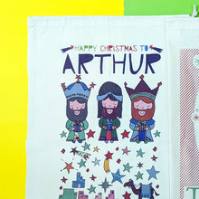 Load image into Gallery viewer, Personalised 3 Kings Christmas Sack