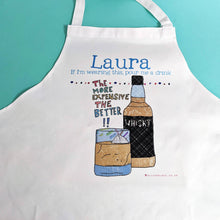 Load image into Gallery viewer, Personalised 'Whiskey' Apron