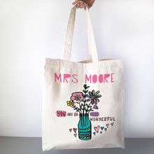 Load image into Gallery viewer, Personalised Wonderful Teacher Bag