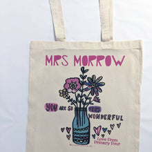 Load image into Gallery viewer, Personalised Wonderful Teacher Bag