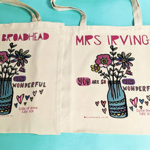 Load image into Gallery viewer, Personalised Wonderful Teacher Bag