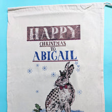 Load image into Gallery viewer, Personalised Woodland Christmas Sack