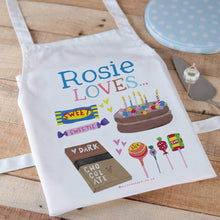 Load image into Gallery viewer, Personalised Child's Favourite Things Apron