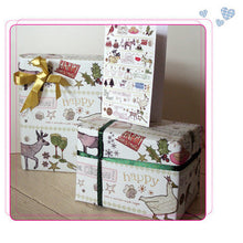 Load image into Gallery viewer, Recycled gift wrap - Love Christmas
