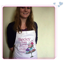 Load image into Gallery viewer, Personalised 'Scrumptious cupcakes' Apron