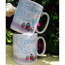 Load image into Gallery viewer, Pair Of Personalised Mr & Mrs Mugs