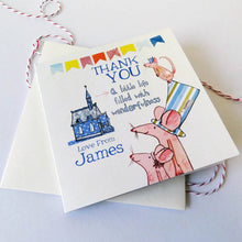 Load image into Gallery viewer, Personalised Christening Thankyou Cards
