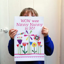 Load image into Gallery viewer, Personalised Big Birthday Card