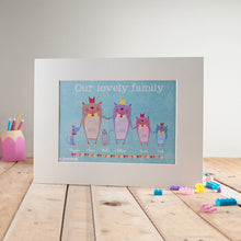 Load image into Gallery viewer, Personalised Bear Family Portrait