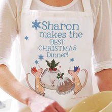 Load image into Gallery viewer, Personalised Christmas Dinner Apron
