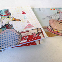 Load image into Gallery viewer, Pack of 6 Best Dressed Bird Cards