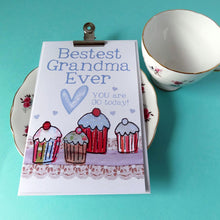 Load image into Gallery viewer, Personalised Bestest Ever Birthday Card