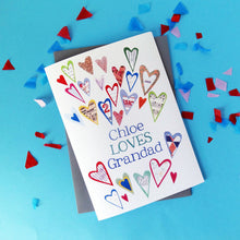 Load image into Gallery viewer, Personalised Big Love Card