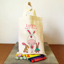 Load image into Gallery viewer, Set Of Five Personalised Easter Hunt Bag