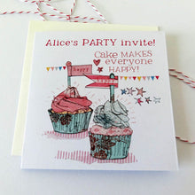Load image into Gallery viewer, Personalised Party Invites