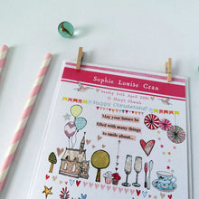 Load image into Gallery viewer, Personalised Christening Story Card