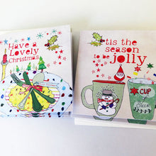 Load image into Gallery viewer, Pack Of 6 Recycled Christmas Cards