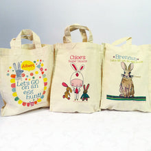 Load image into Gallery viewer, Set Of Five Personalised Easter Hunt Bag