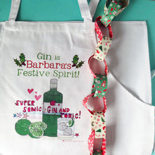Load image into Gallery viewer, Personalised 'Festive Spirit' Apron