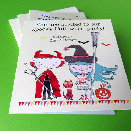 Personalised Halloween Party Invitations