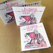 Load image into Gallery viewer, Personalised Hen Party Invites