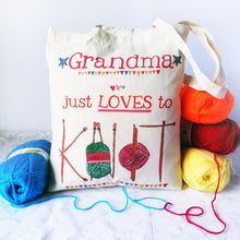 Load image into Gallery viewer, Personalised &#39;Knitting&#39; Bag
