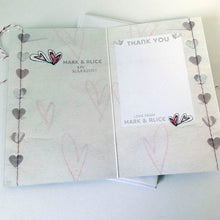 Load image into Gallery viewer, Personalised Wedding Thank You Card

