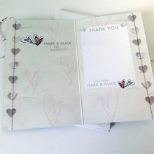 Load image into Gallery viewer, Personalised Wedding Thank You Card