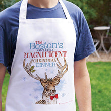 Load image into Gallery viewer, Personalised Christmas Dinner Apron
