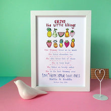 Load image into Gallery viewer, Personalised ‘The Little Things' Story Print
