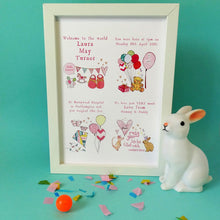 Load image into Gallery viewer, Personalised New Baby Print