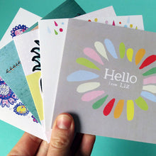 Load image into Gallery viewer, Personalised Set Of Notecards