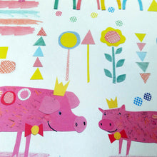 Load image into Gallery viewer, Recycled gift wrap - Paper animals