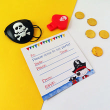 Load image into Gallery viewer, Personalised Boy's Party Invites Pack Of Six