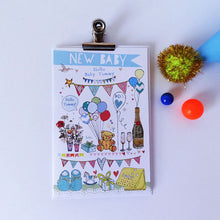 Load image into Gallery viewer, Personalised New Baby Story Card