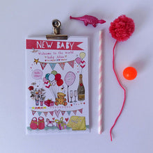 Load image into Gallery viewer, Personalised New Baby Story Card
