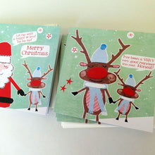Load image into Gallery viewer, Pack Of 6 Recycled Christmas Cards