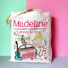 Load image into Gallery viewer, Personalised Singing Bag
