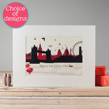 Load image into Gallery viewer, Skyline Mounted Print