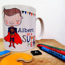 Load image into Gallery viewer, Personalised Superhero Mug