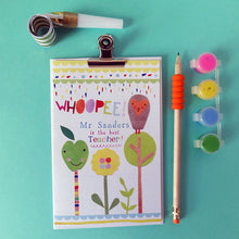 Load image into Gallery viewer, Personalised Teacher Card
