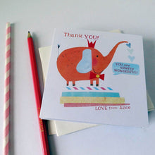 Load image into Gallery viewer, Personalised Super Fantastic Thankyou Cards