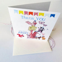 Load image into Gallery viewer, Personalised Woodland Thankyou Cards
