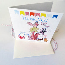 Load image into Gallery viewer, Personalised Woodland Thankyou Cards