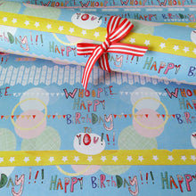Load image into Gallery viewer, Recycled gift wrap - Whoopee Birthday