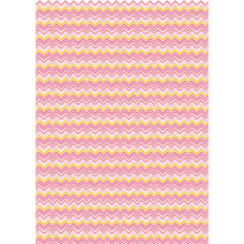 Load image into Gallery viewer, Recycled gift wrap - Pink zig zag