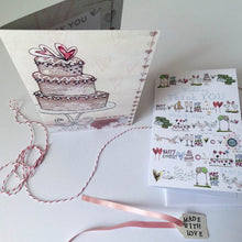 Load image into Gallery viewer, Personalised Wedding Thank You Card