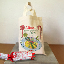 Load image into Gallery viewer, Personalised Christmas Table Present Bag

